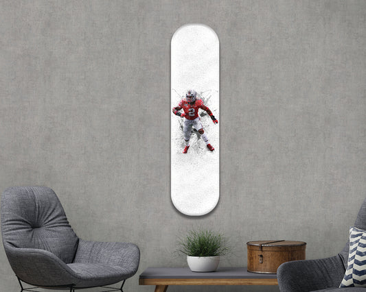 Chase Young Acrylic Skateboard Wall Art