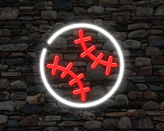 Baseball Neon Sign