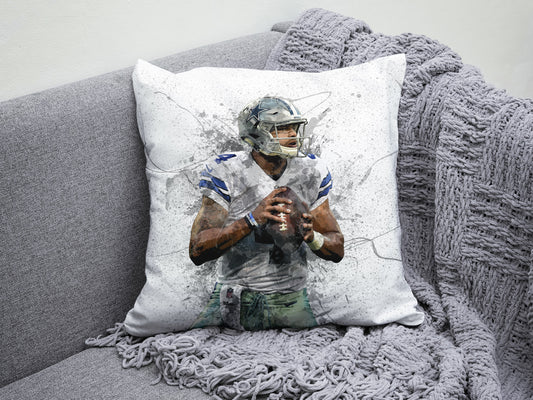 Dak Prescott Splash Effect Pillow