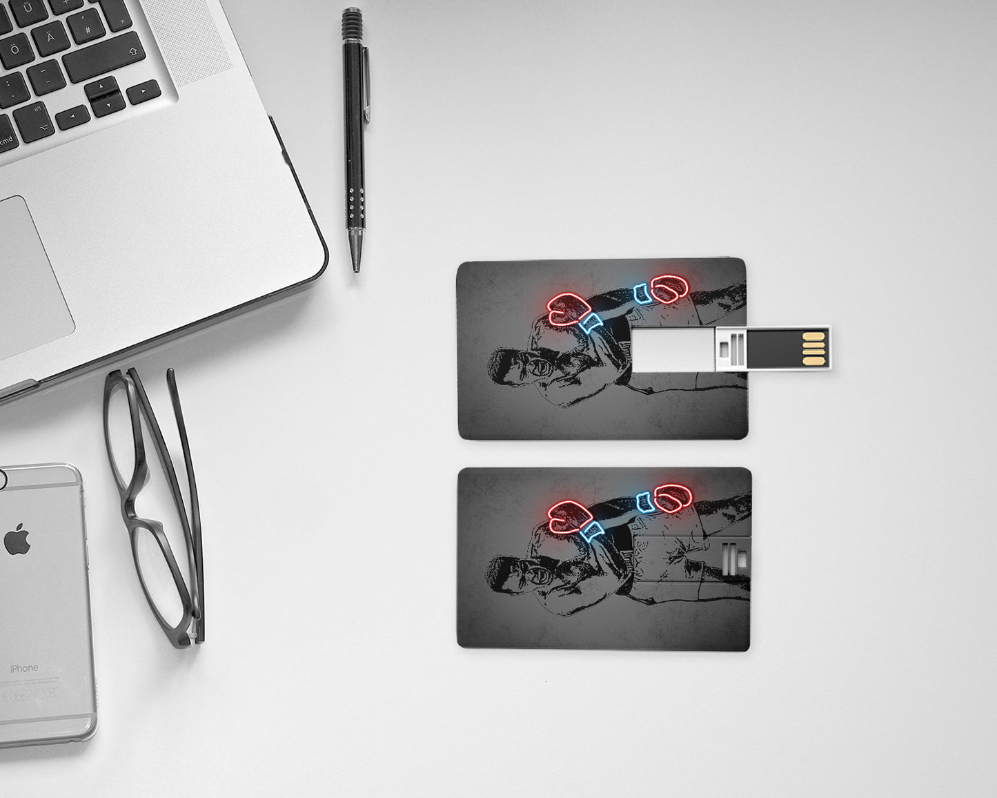 Muhammad Ali Neon Effect Pendrive