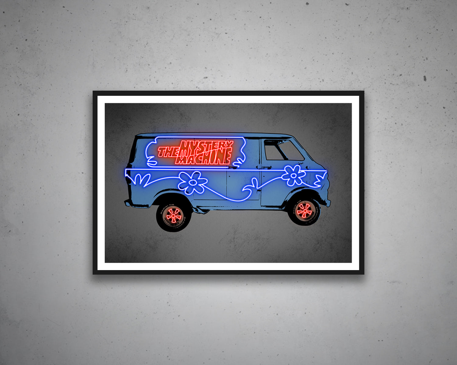 Mystery machine Canvas Wall Art