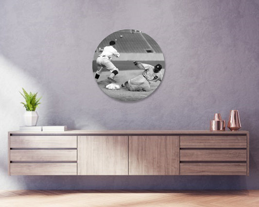 Ty Cobb Round Wall Art