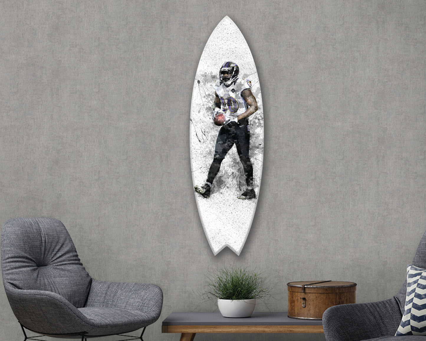 Ed Reed Acrylic Surfboard Wall Art