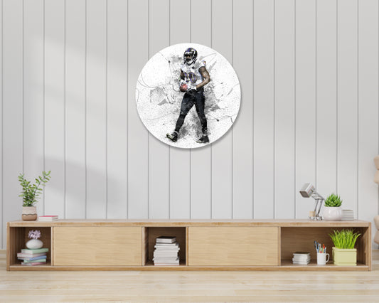 Ed Reed Round Wall Art