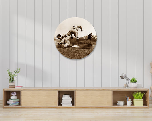 Ty Cobb Round Wall Art