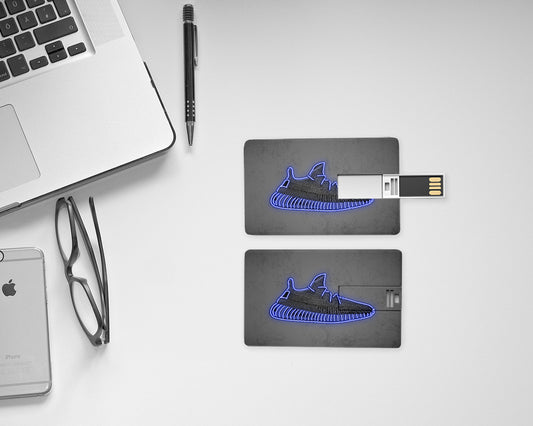 yeezy shoes Blue Neon Effect Pendrive