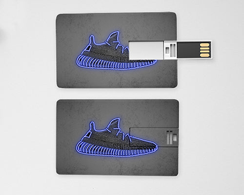 yeezy shoes Blue Neon Effect Pendrive