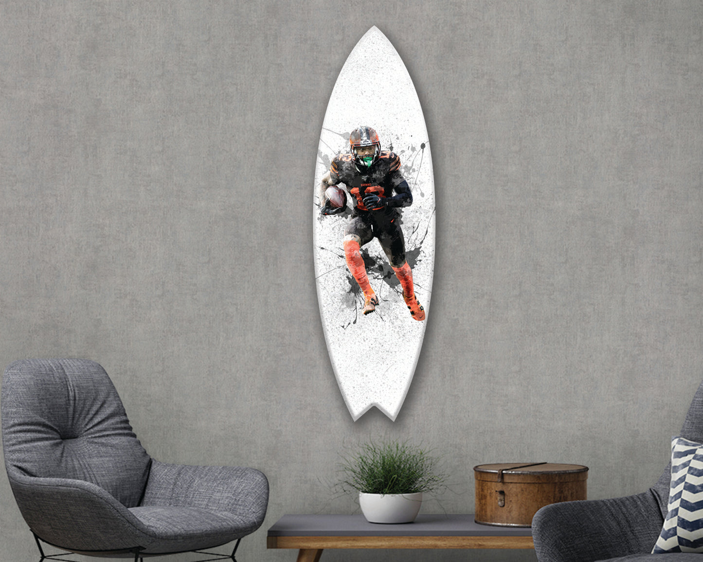 Odell Beckham Jr Acrylic Surfboard Wall Art