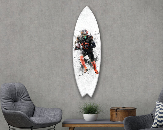 Odell Beckham Jr Acrylic Surfboard Wall Art