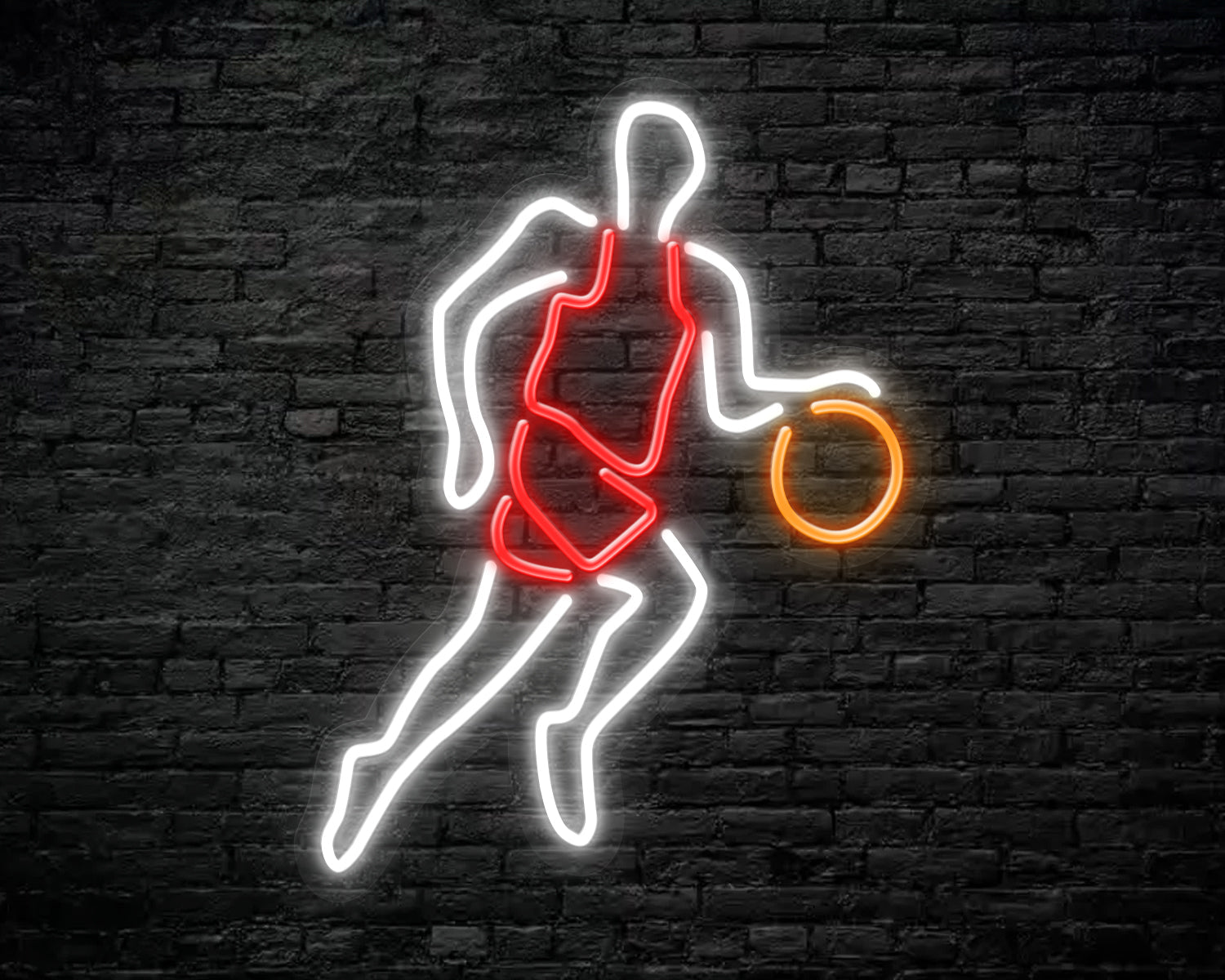 Basketball Player Neon Sign