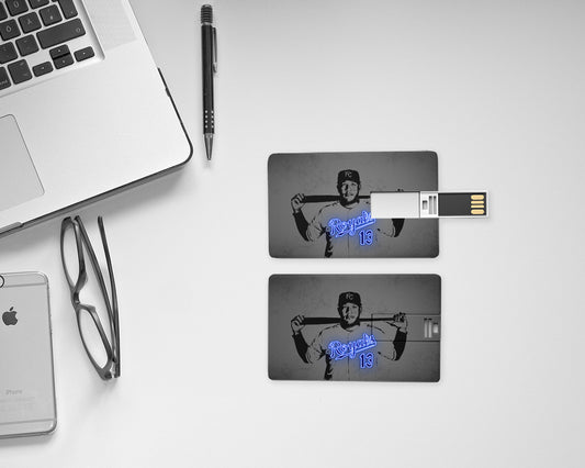 Salvador Perez Neon Effect Pendrive