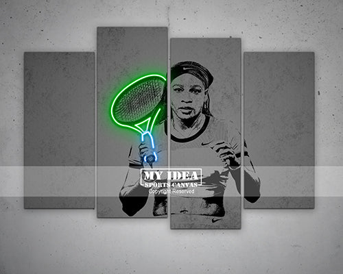 Serena Williams Canvas Wall Art
