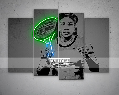 Serena Williams Canvas Wall Art