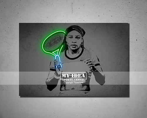 Serena Williams Canvas Wall Art