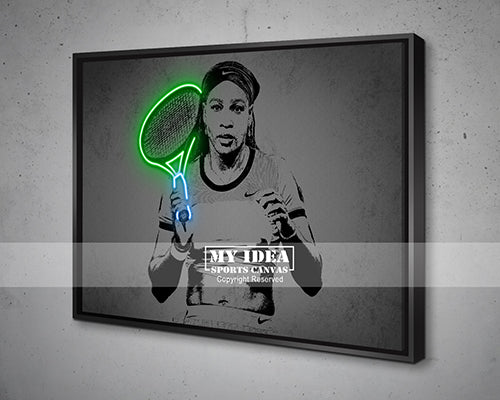 Serena Williams Canvas Wall Art