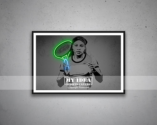 Serena Williams Canvas Wall Art