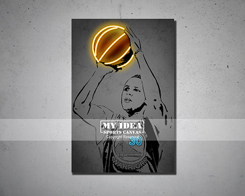 Stephen Curry Canvas Wall Art