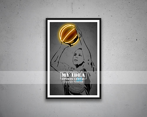 Stephen Curry Canvas Wall Art