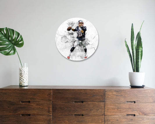 Jimmy Garoppolo Round Wall Art