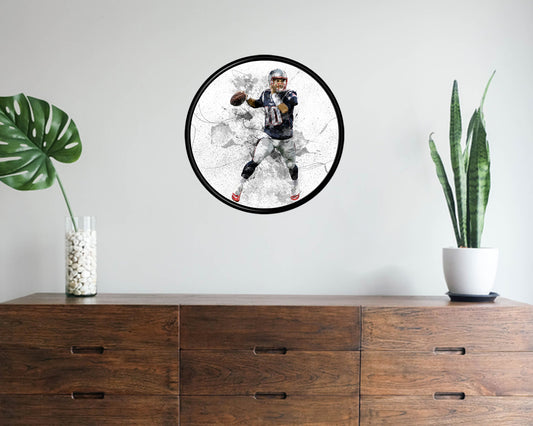 Jimmy Garoppolo Round Wall Art