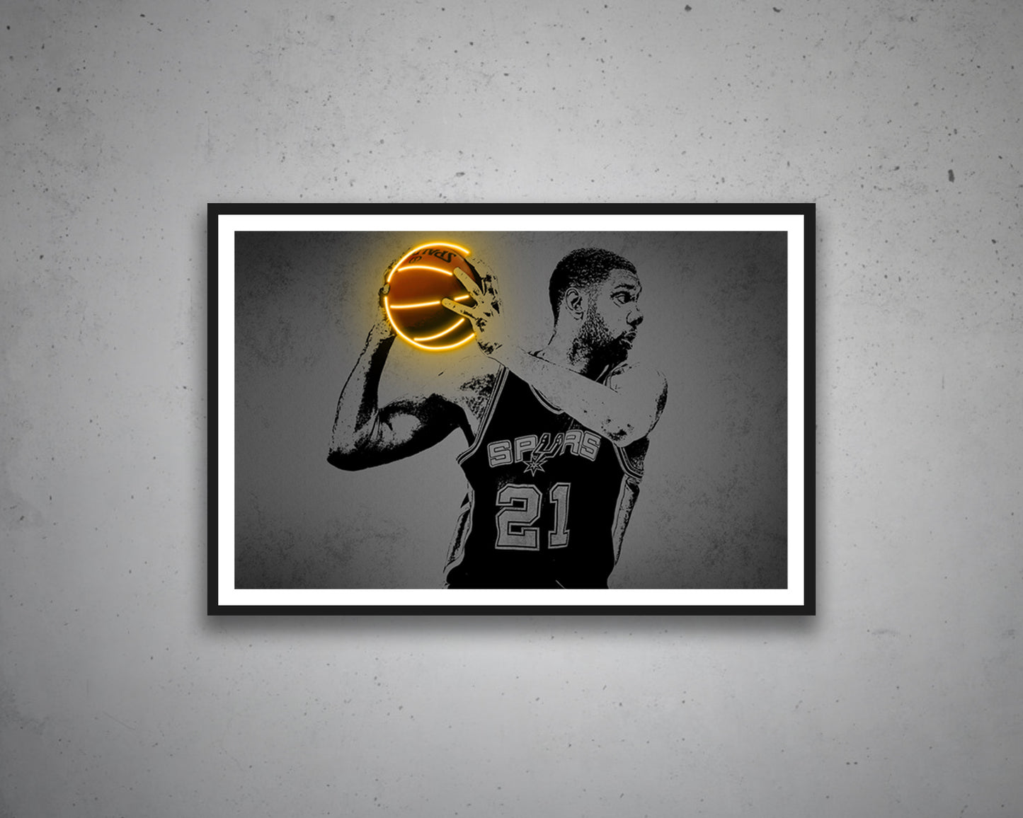 Tim Duncan Canvas Wall Art