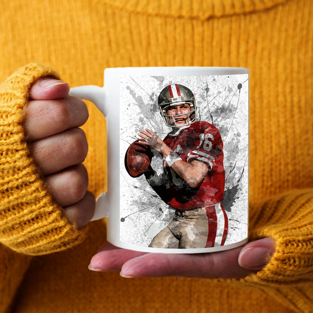 Joe Montana Splash Effect Mug and Coaster