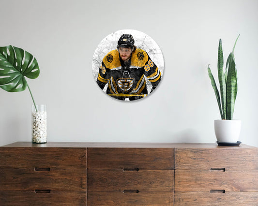 David Pastrňák Round Wall Art