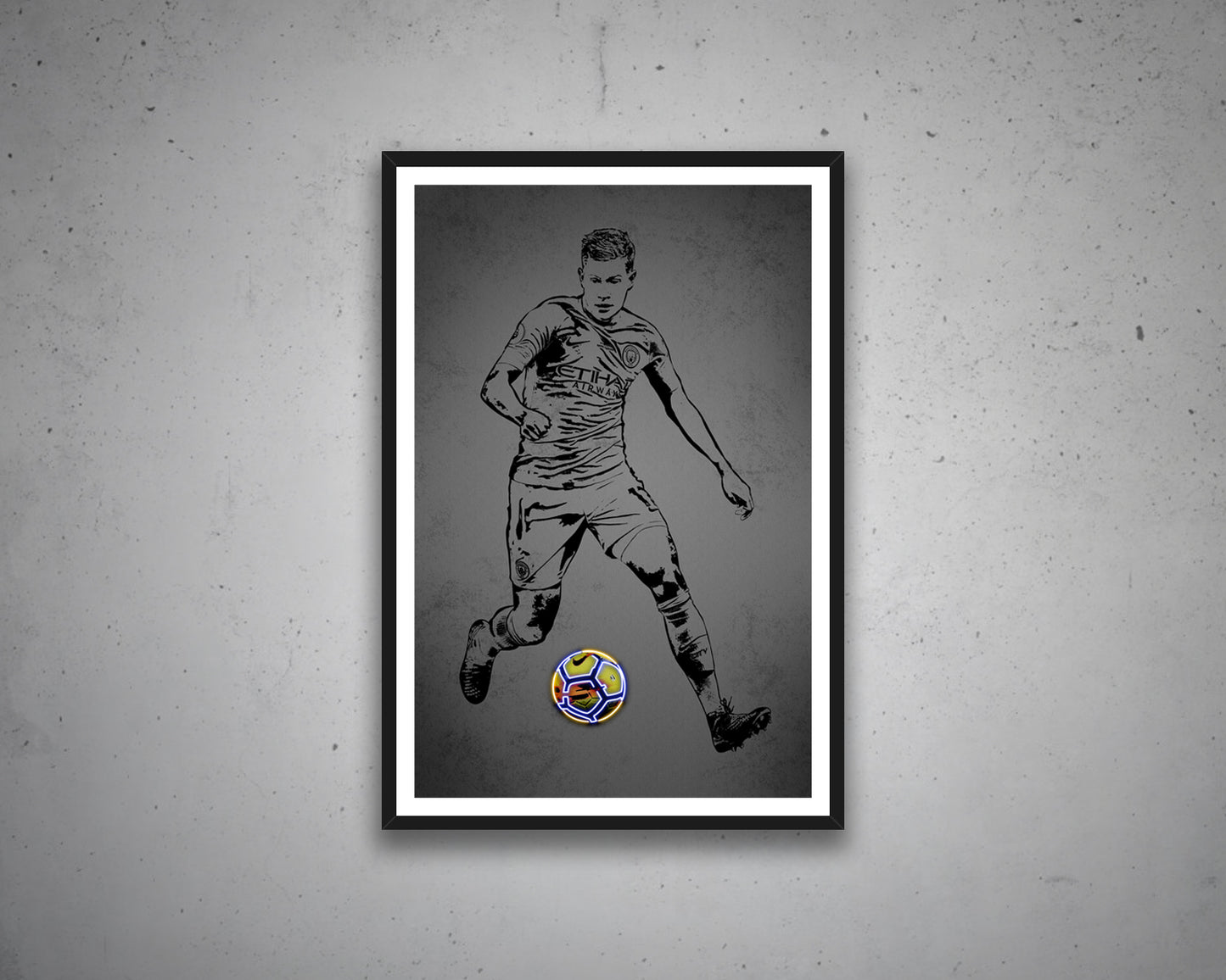 Kevin De Bruyne Canvas Wall Art