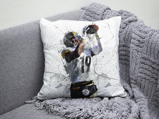 Almohada con efecto salpicadura de JuJu Smith-Schuster