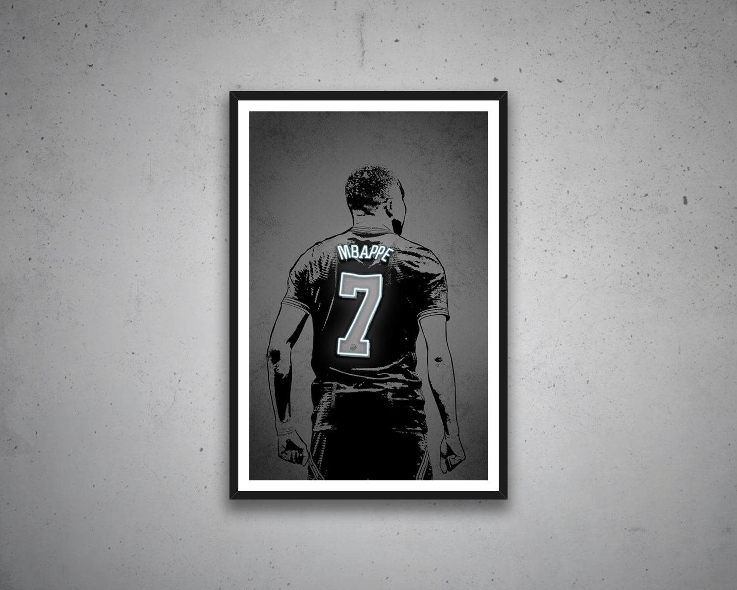 Kylian Mbappé Canvas Wall Art