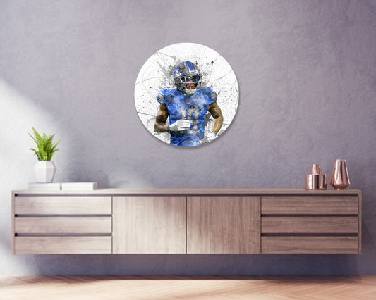 Kenny Golladay Round Wall Art