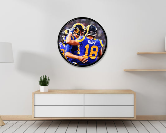 Cooper Kupp Round Wall Art