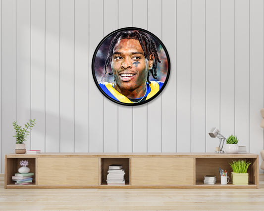 Jalen Ramsey Round Wall Art