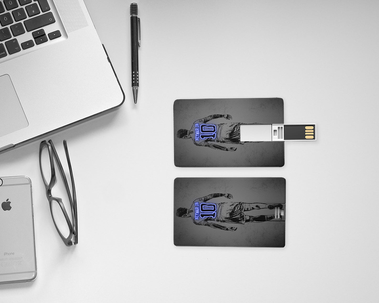 Neymar Jr Neon Effect Pendrive