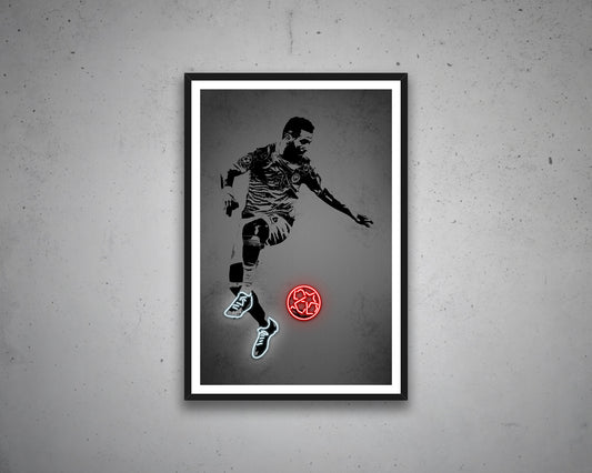 Riyad Mahrez Canvas Wall Art