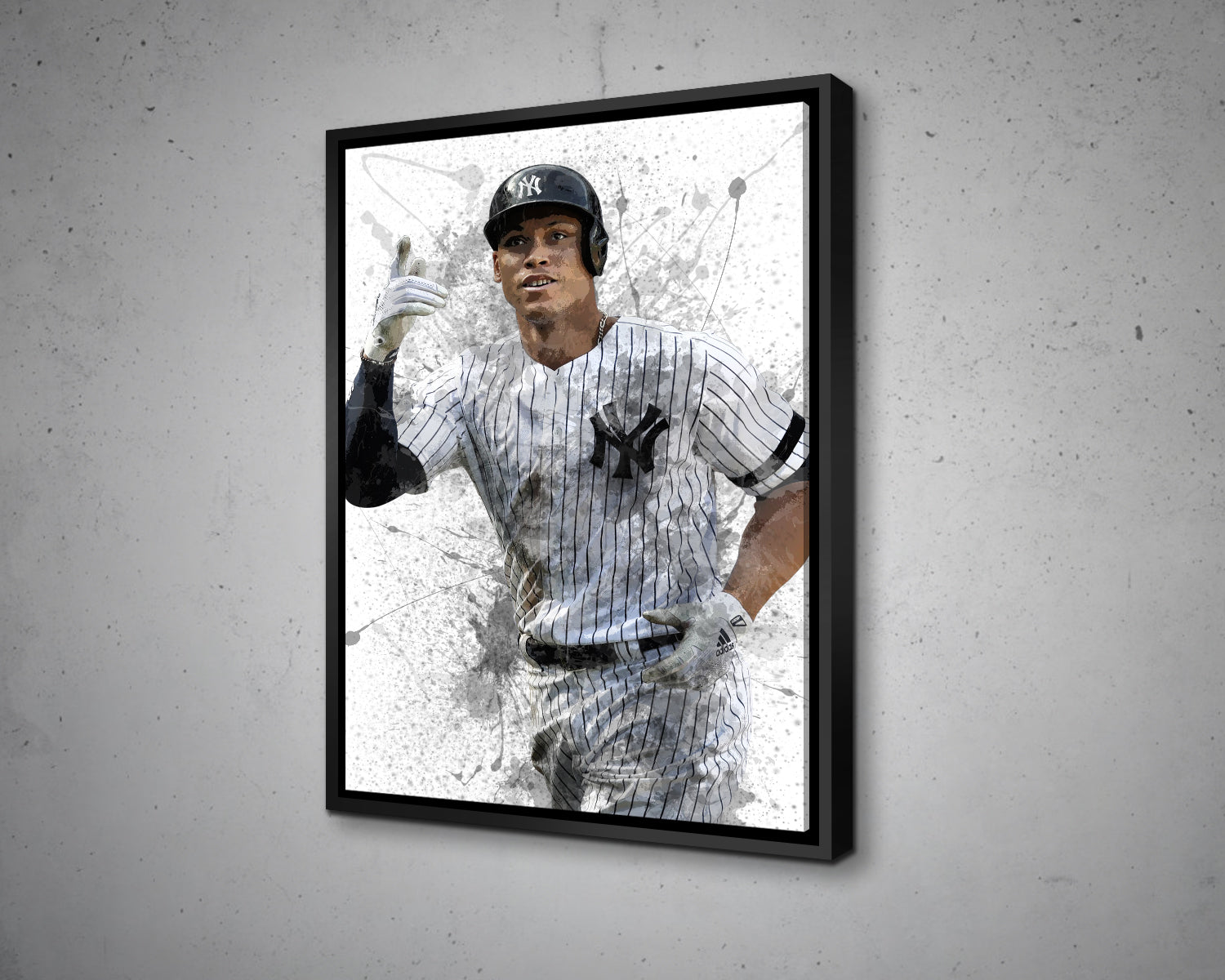 BASEBALL SPLASH WALL ART