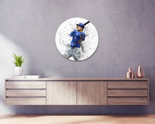 Anthony Rizzo Round Wall Art