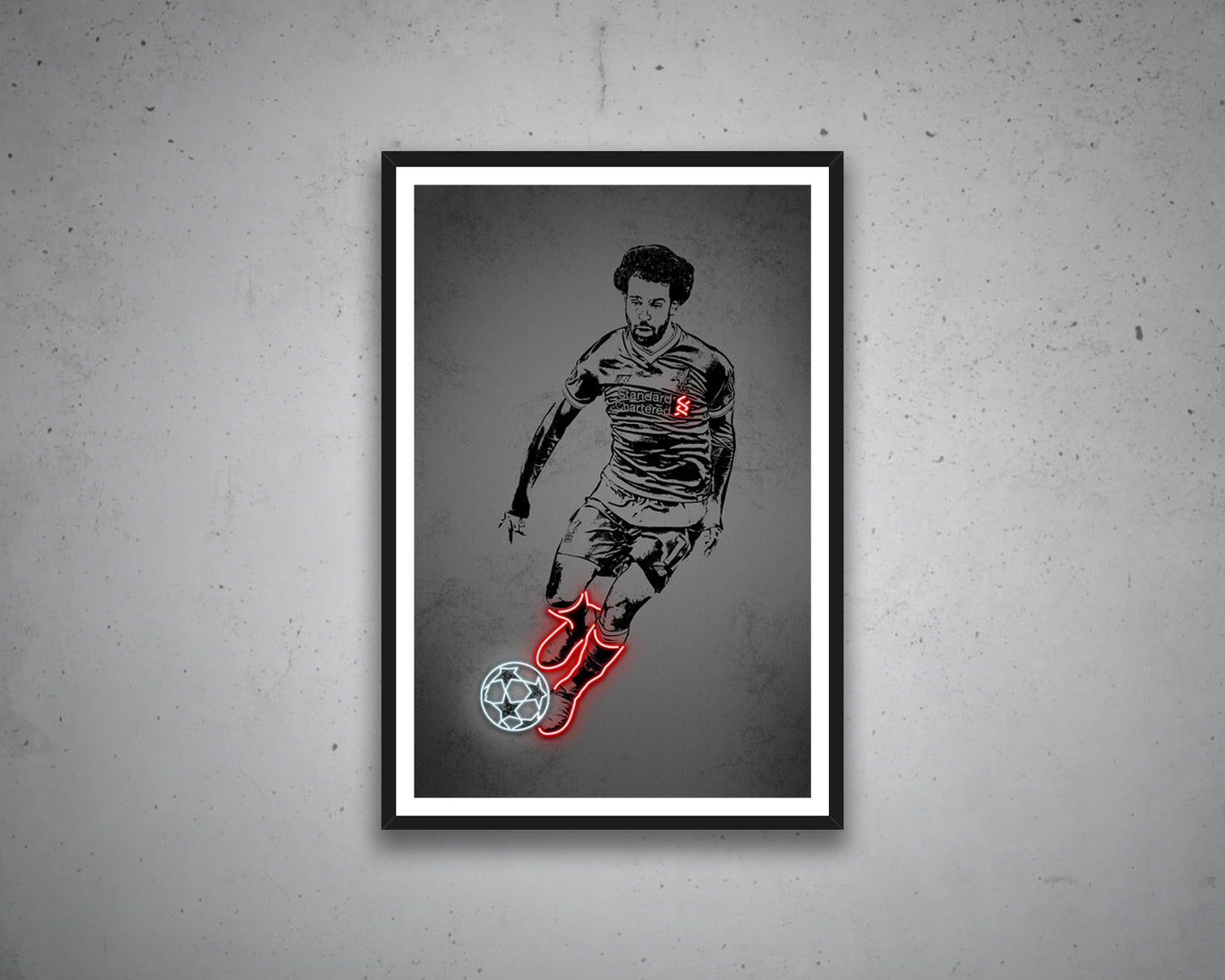 Mohamed Salah Canvas Wall Art