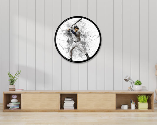 Derek Jeter Round Wall Art