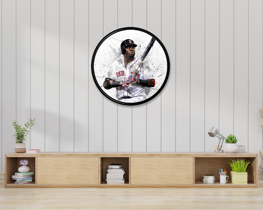 David Ortiz Round Wall Art