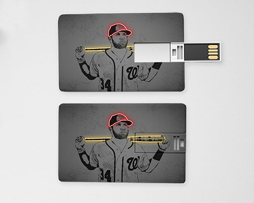 Bryce Harper Neon Effect Pendrive