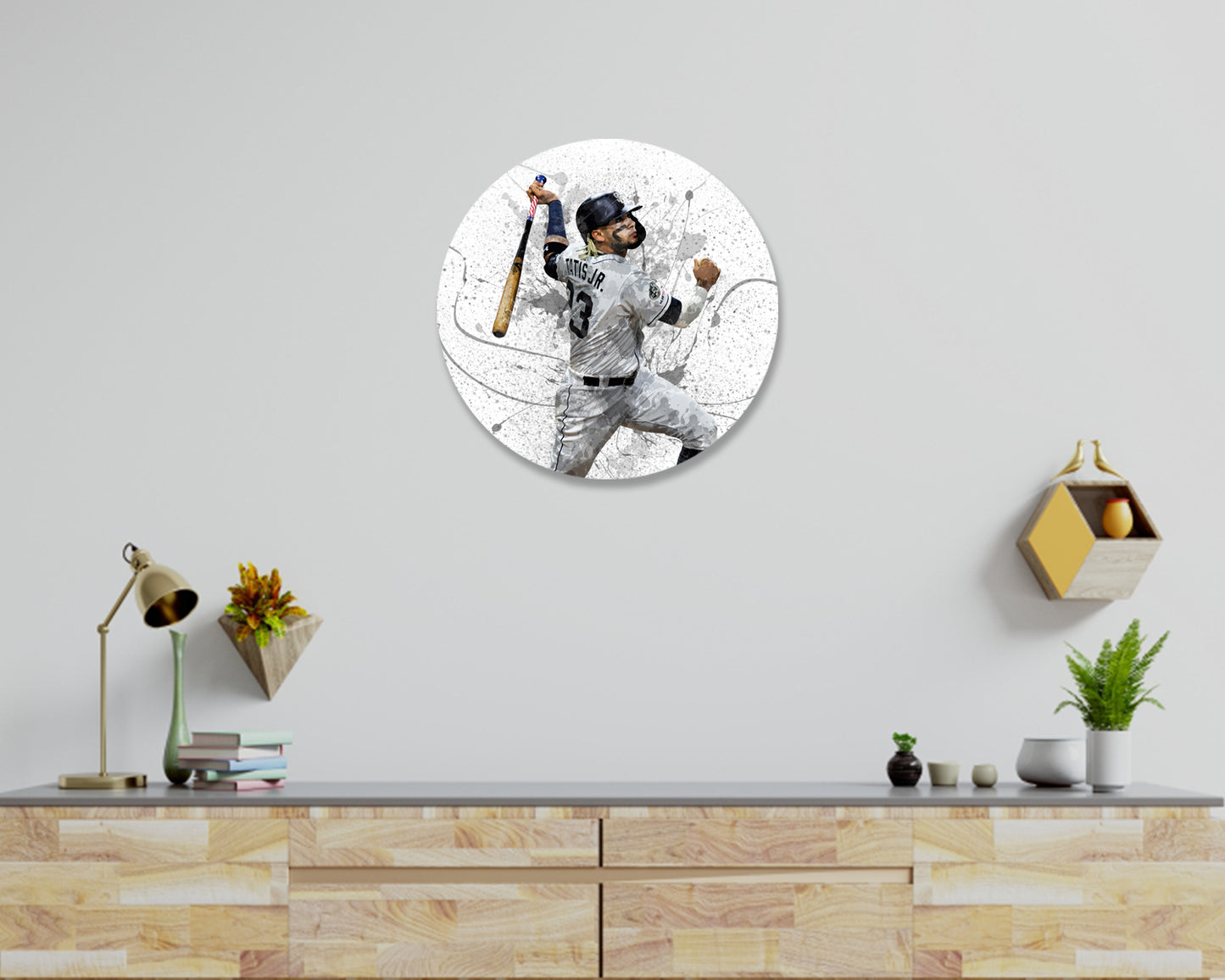 Fernando Tatís Jr. Round Wall Art