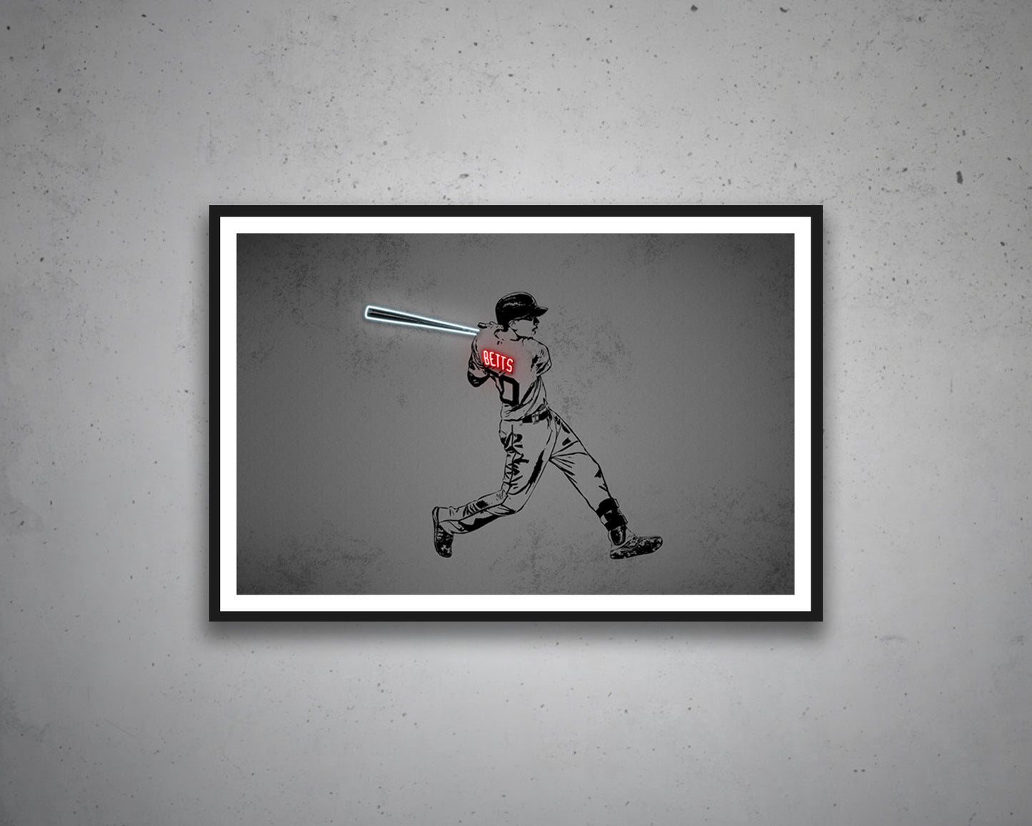 Mookie Betts Canvas Wall Art