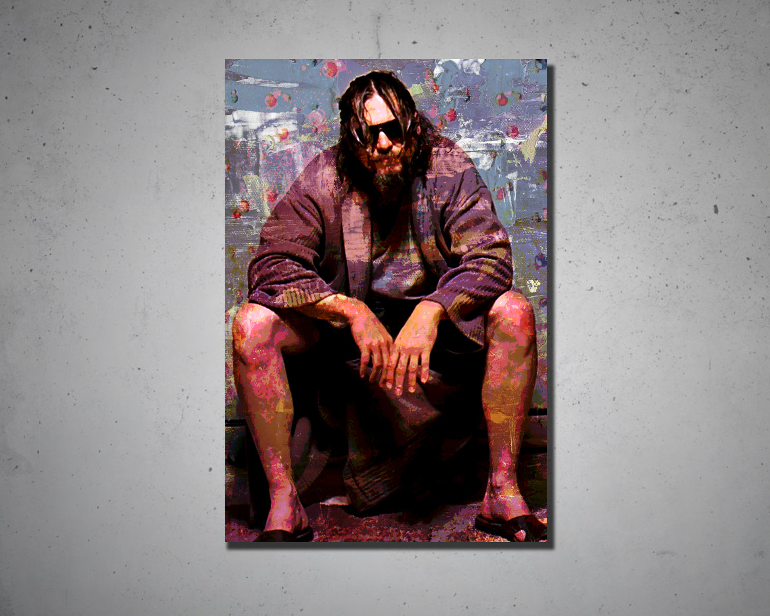Lebowski Toilet Multicolour Dude Wall Art