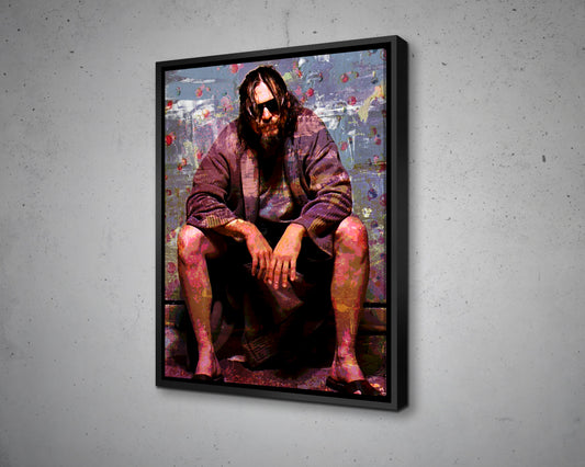 Lebowski Toilet Multicolour Dude Wall Art