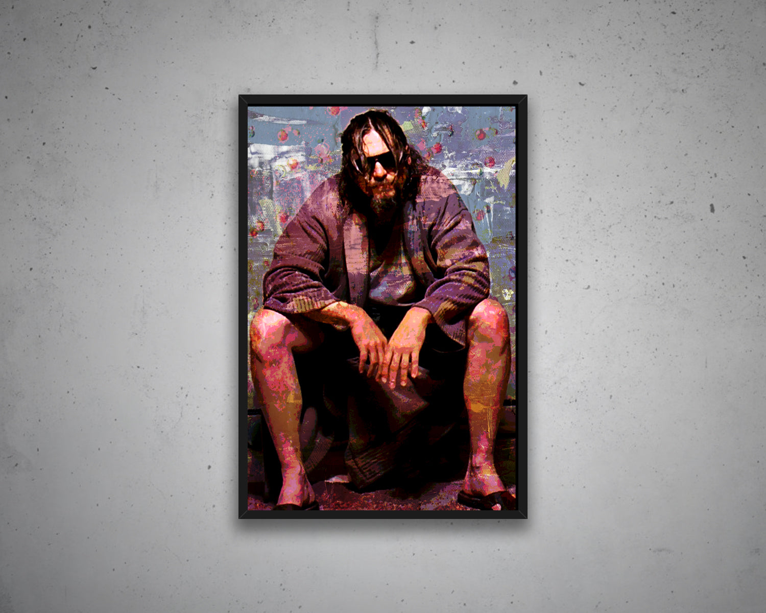 Lebowski Toilet Multicolour Dude Wall Art