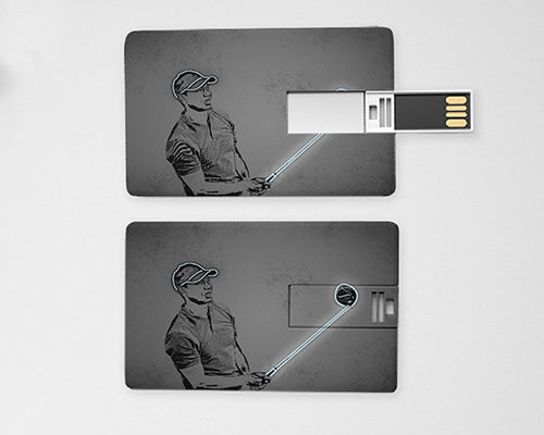 Tiger Woods Neon Effect Pendrive