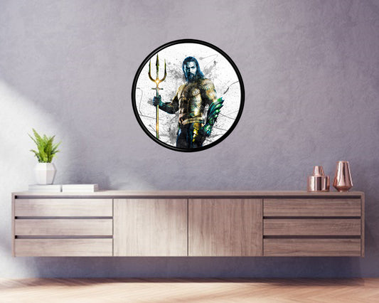 Aquaman Round Wall Art