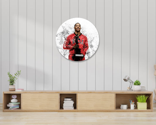 Cuadro de pared redondo Derrick Rose