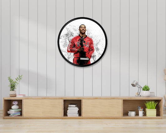 Cuadro de pared redondo Derrick Rose